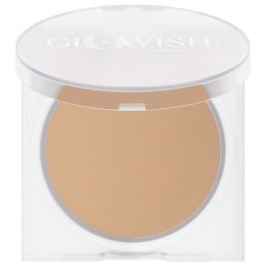 🆕 Huda Beauty GloWish Lightweight Blurring Pressed Powder 02 Fair Light